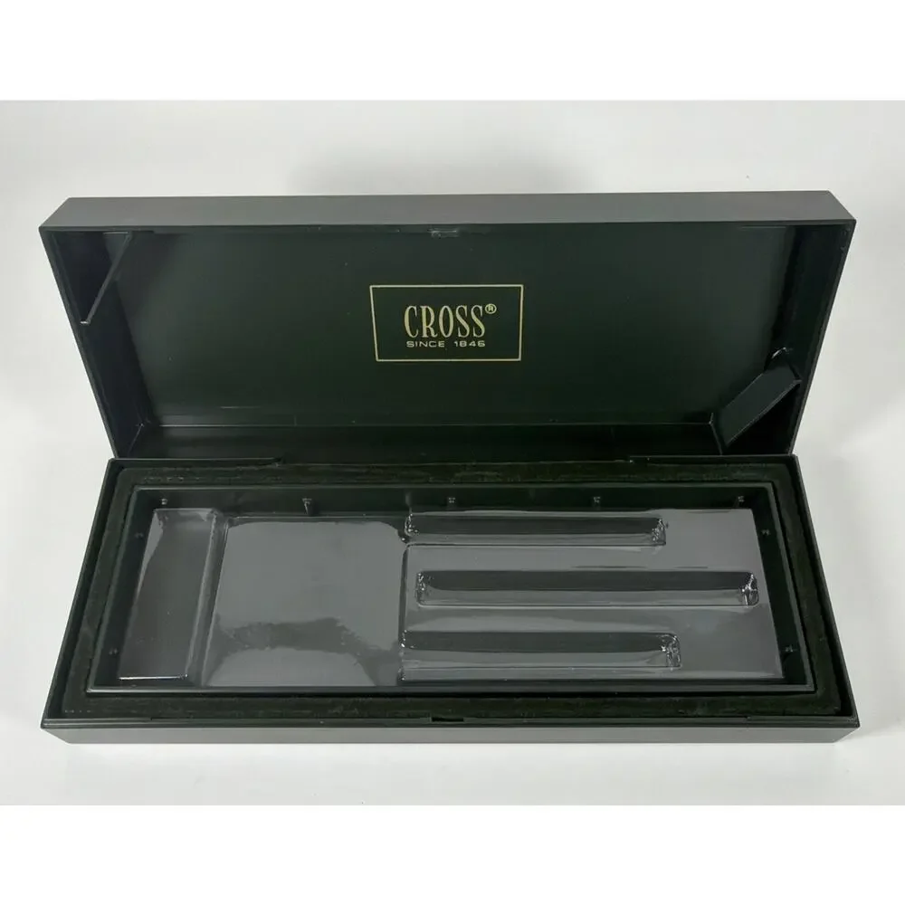 Cross Set of 3 - 1 Twist Pen 1 Capped Pen & 1 Mechanical Pencil - Black & Gold